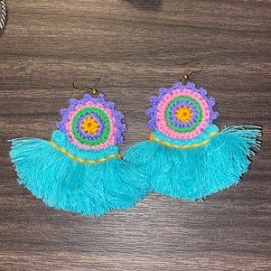 woven earrings